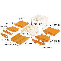 RS 100 - profile housing for 100 mm PCBs (variable length)