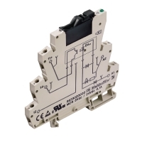 MICROSERIES solid-state relays in 6 mm width