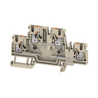 Modular terminal blocks with electronic components