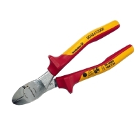 VDE-insulated diagonal-cutting pliers