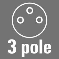 3-pole, A-coded