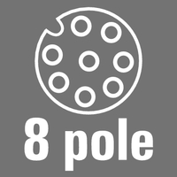 8-pole, A-coded