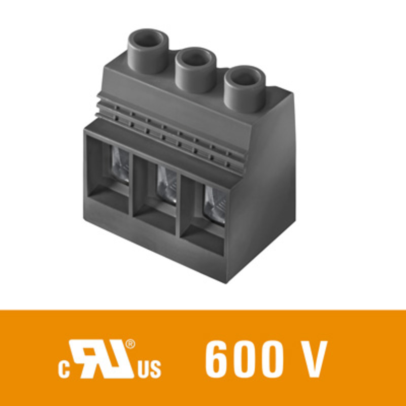 50 mm² (AWG 1) - Raster 15,00 mm - LXXX 15.00 mit Prüfabgriff