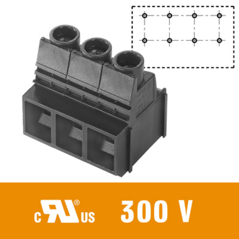 16 mm² (AWG 6) - Raster 10,16 mm - LUP 10.16 mit Prüfabgriff