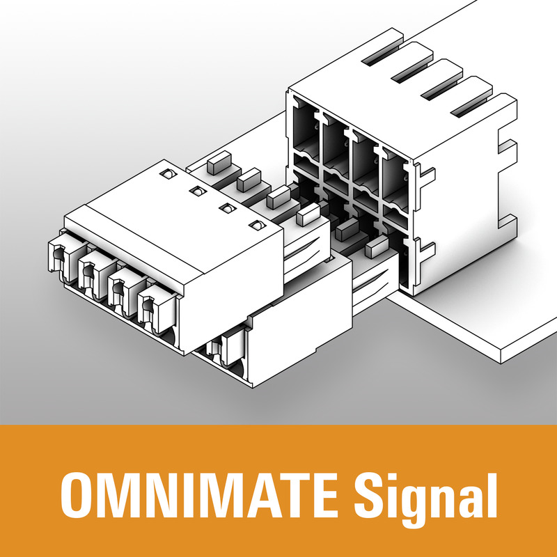 Leiterplatten-Steckverbinder - OMNIMATE Signal