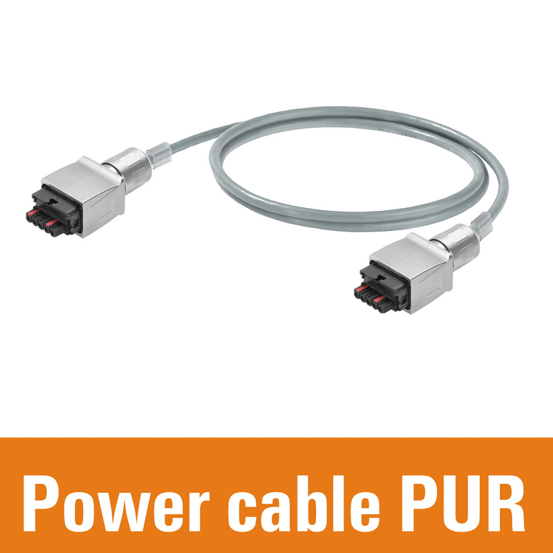 Konfektionierte Kabel - Powerkabel, PUR