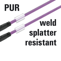 Halogenfreies PUR-Roboterkabel, violett (T)