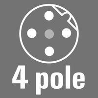 4-pole B-coded